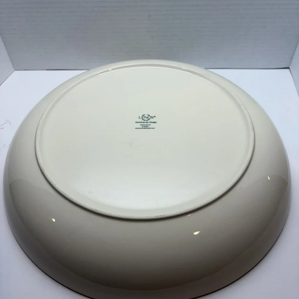 Lenox Holiday Holly and Berries Large Serving‎ Dish - 2